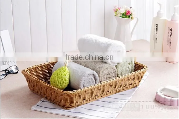 wholesale kind of woven rattan bread basket