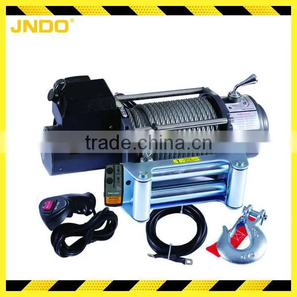 Waterproof 16800 lb power motor Truck Electric Winch