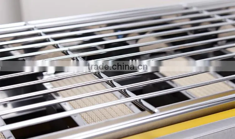 4 small heads coloful painted Environmental Barbecue Grill for commercial use