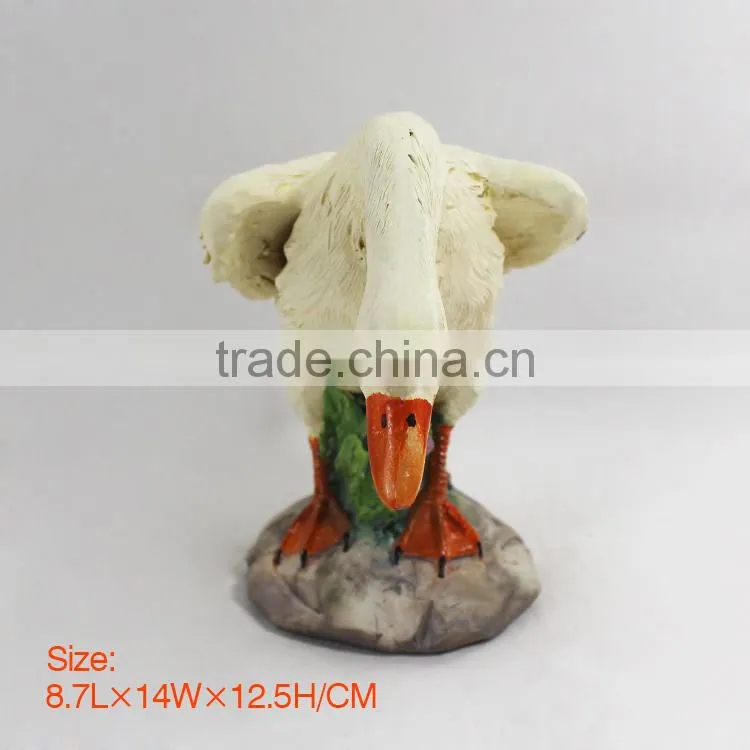 Resin garden decor goose statue