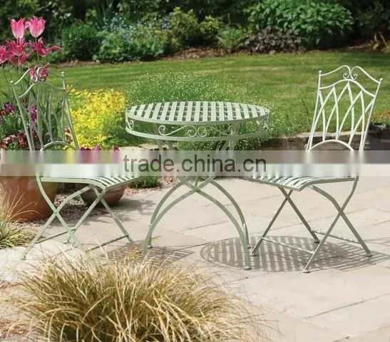 Pistachio furniture bistro set