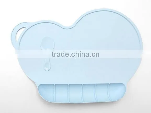 Silicone Placemat, Silicone Pad Baby Table Mat ,Waterproof Antibiosis Tableware Placemat