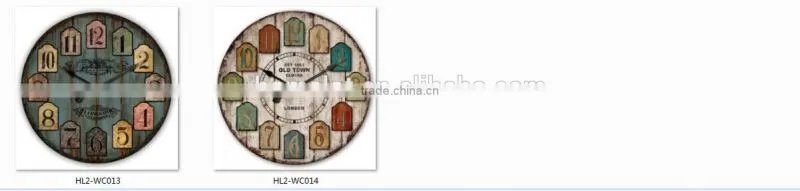24" Wooden Wall Clock Wholesale