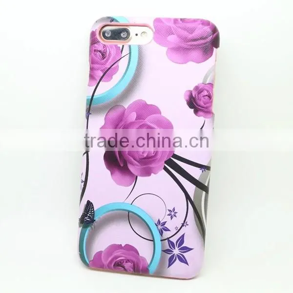 PC phone case leather sticker phone shell protective back cover for iPhone7/plus