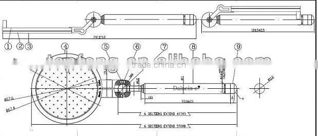Telescoping Inspection Mirror(Both sides)/Telescoping Self Exam Mirror/Foot Exam Mirror
