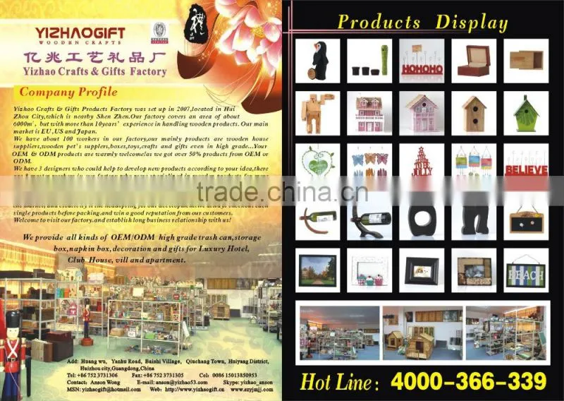 China supplier High Quality wooden gift boxes for wine glasses