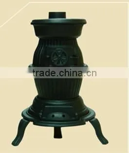 antique outdoor decorative cast iron wooden stove
