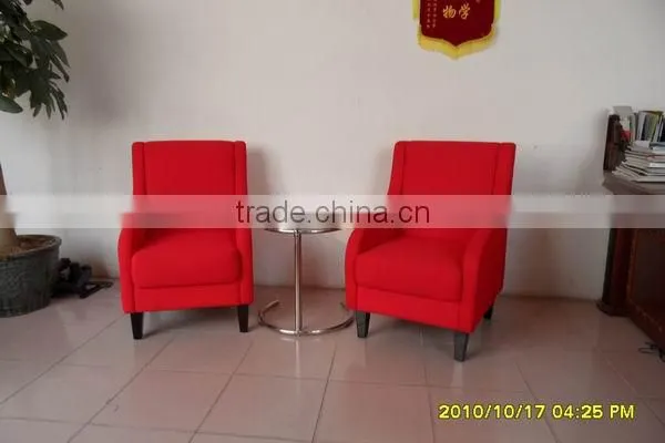 High back armrest restaurant sofa chair (EOE)