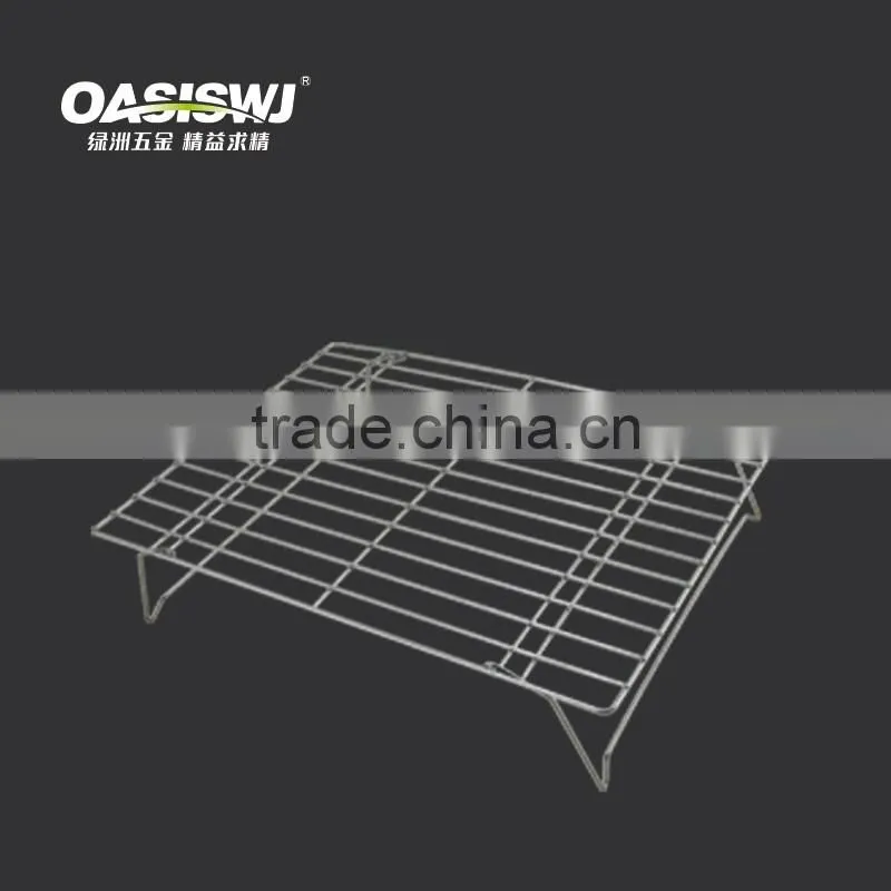 3 tiers metal bread cooling rack, chrome plate wire cooling rack