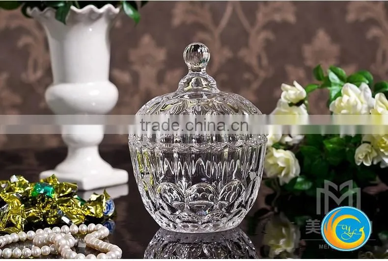 Modern Tableware Glass Fruit Plate high quality fruit glass bowl