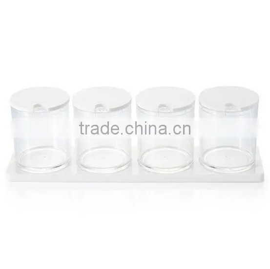 4 cases transparent seasoning box spice box set plastic spice bottles wholesale