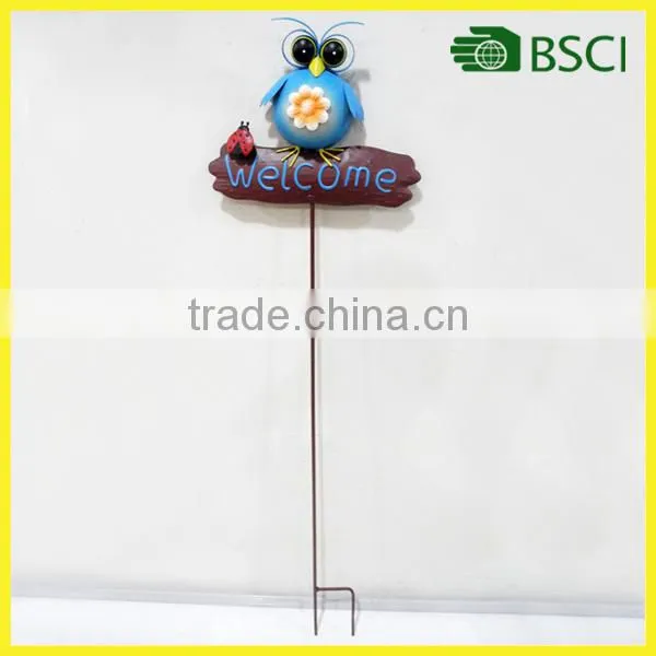 YS15018 garden stick with welcome sign for garden decoration