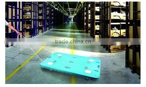 good quality plastic strengthening hand truck with mute wheels