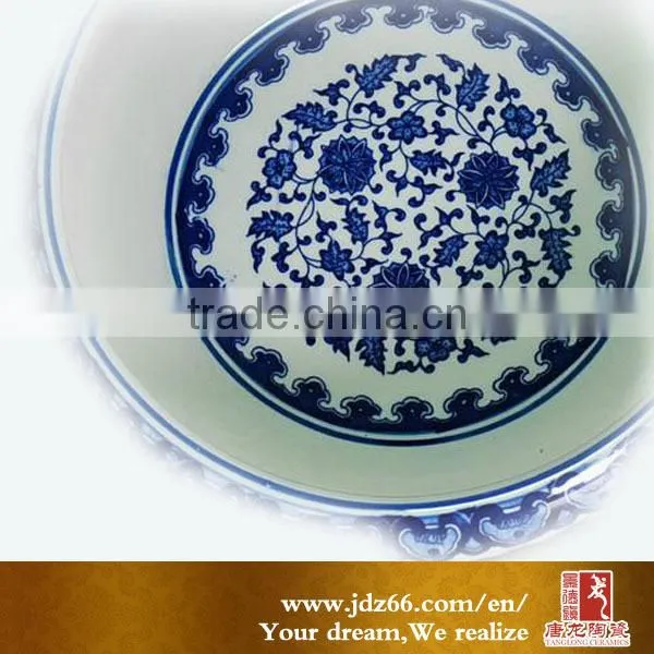New year gift excellent quality handpainted ceramics chinese flowerpots for garden decoration