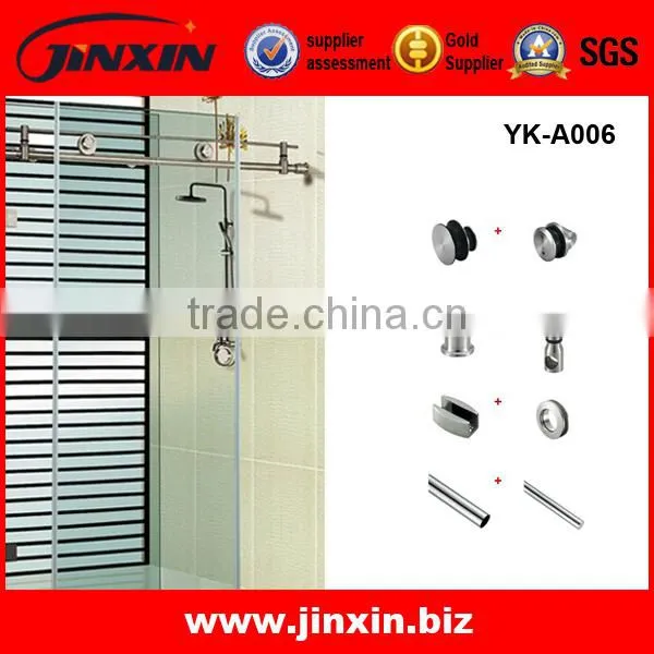 Home Decor Folding Sliding Glass Shower Door/Frosted Glass Bathroom Door