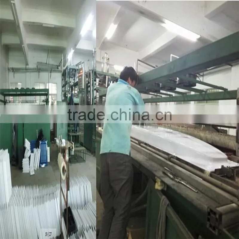 2015 new products vacuum thermoform thick light boxes panel of plastic
