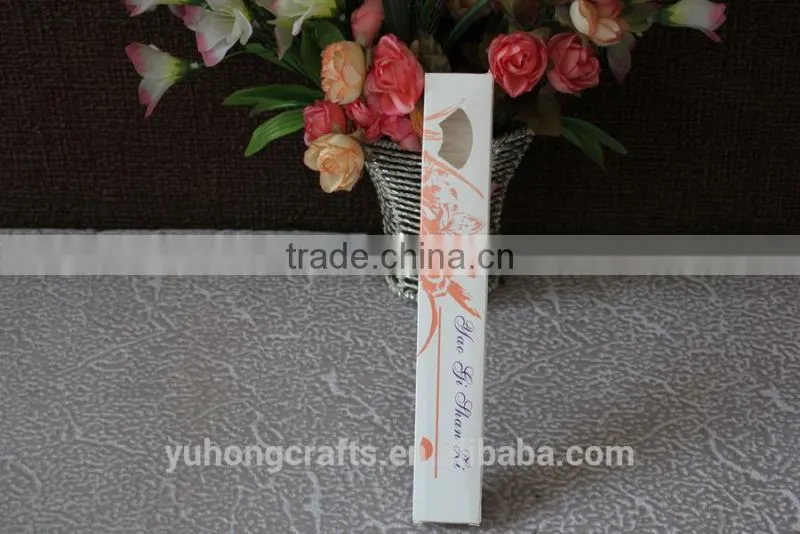 Lovely wedding gift fan paper package box