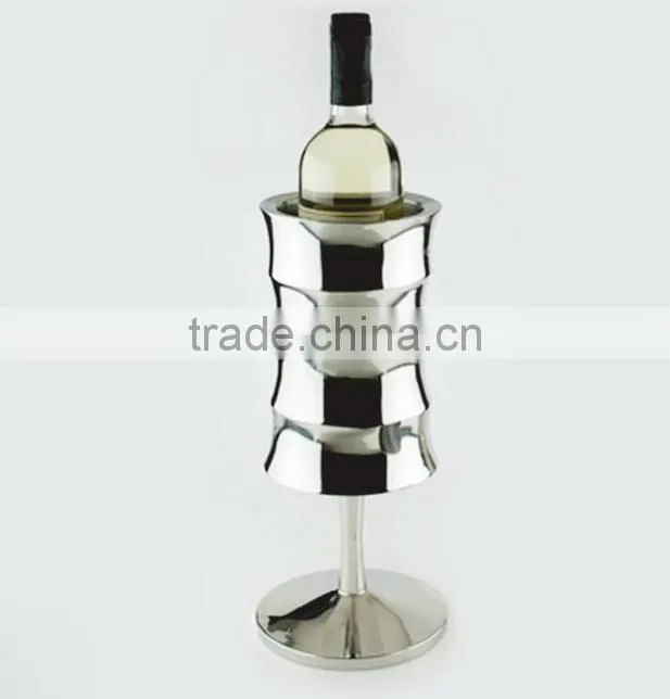 Special Bamboo Shape Champagne Metal Stainless Steel Wine Cooler Champagne Wine Bucket Ice Bucket