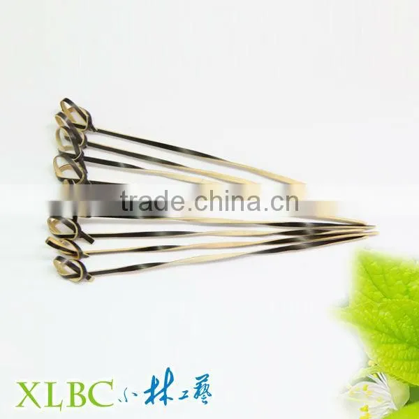 9cm Bamboo knotted picks with color