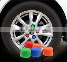 Factory price 17/19/21mm silicone screw cover protective caps car wheel nut supplier