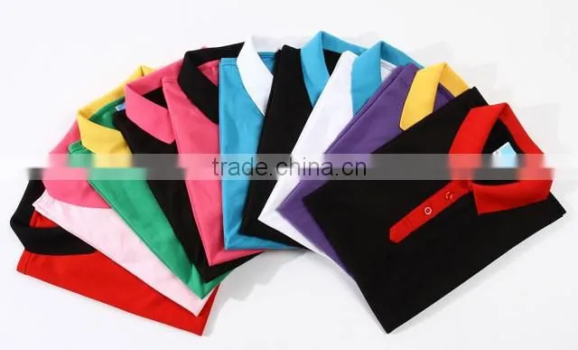 China Factory Bulk Promotional Women Polo Shirt Design