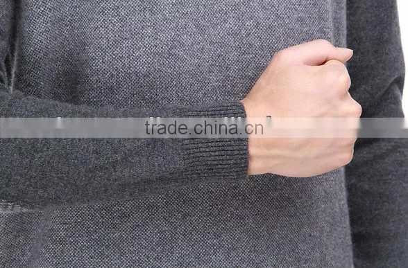 Latest styles of men's exquisite workmanship cashmere pullover