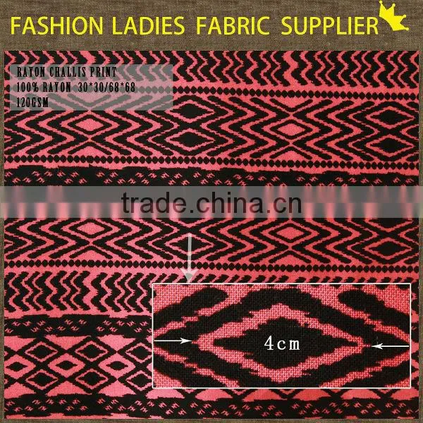 shaoxing cichengtex fashion soft handfeeling woven 100% printed rayon fabric