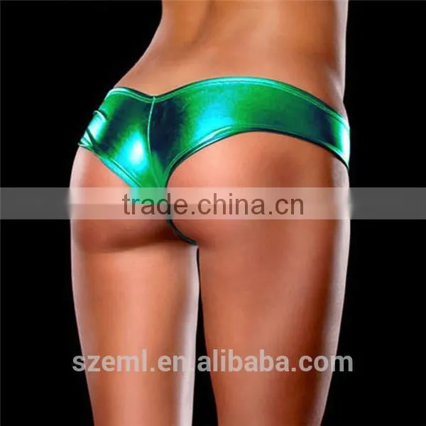 European wholesale Mature ladies sexy hot patent leather pants sexy leather lingerie