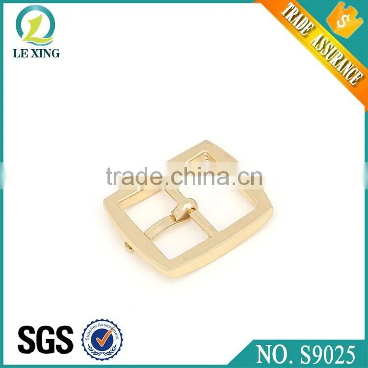 Factory price 2016 new fashion metal light golden adjustable belt buckle on sale