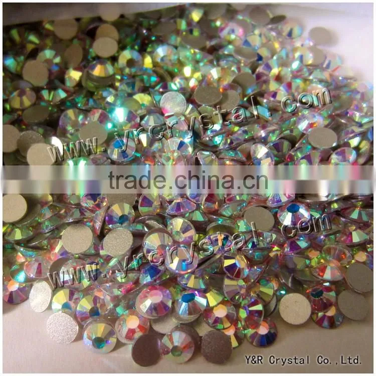 Flat Back Crystals color chart Non Hot Fix rhinestones Flatback Glass Rhinestone