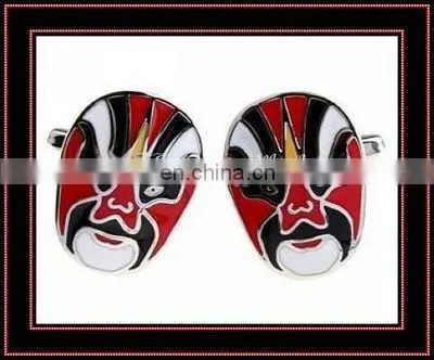 Traditional China Opera facial cufflinks