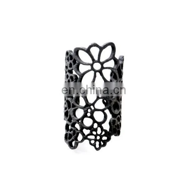 Fashion Hoop Lace Flower Rings Women's Rings Jewelry