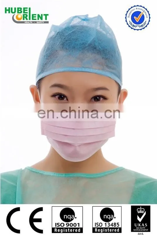 Nonwoven disposable PP 3ply printed face mask