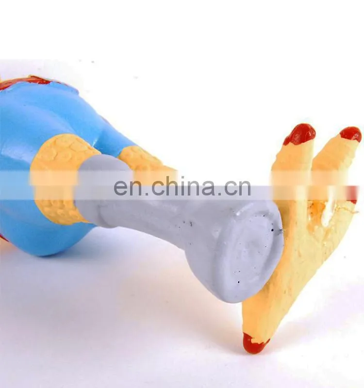 Pirate chicken w/cotton,latex Pet toy/Dog toy