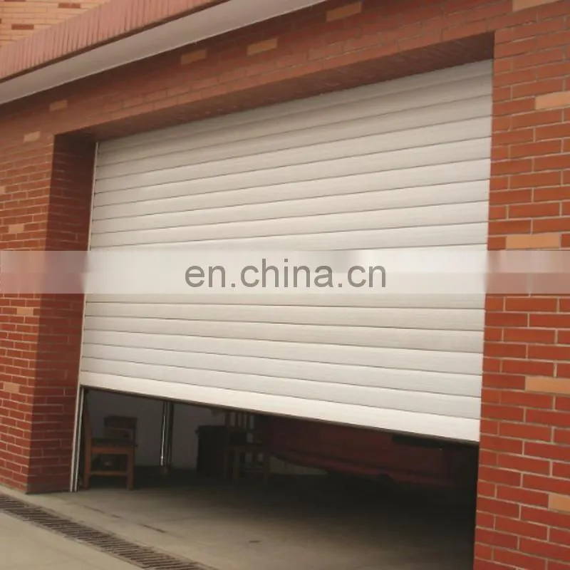 automatic insulated shutter exterior garage door