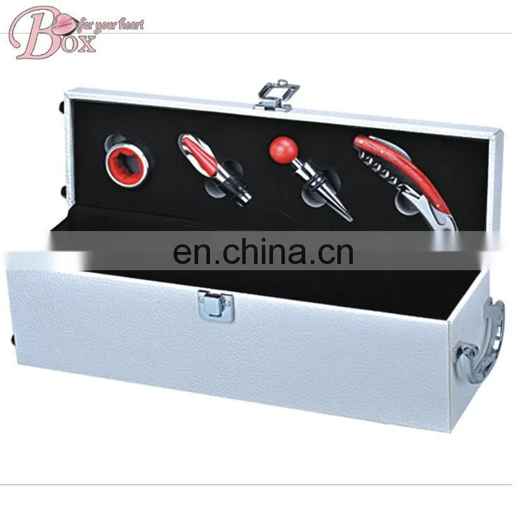 Custom Wine Box Luxury Gift Box for Wholesale Champagne and Glasses