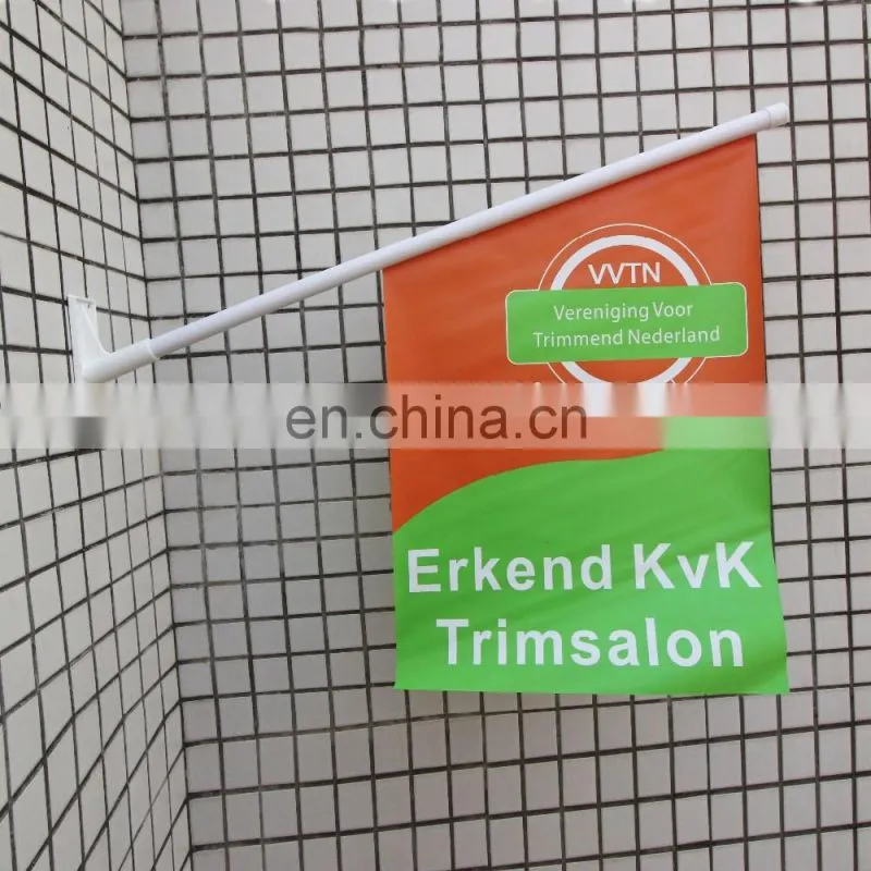 good material plastic flagpole wall decoration flag