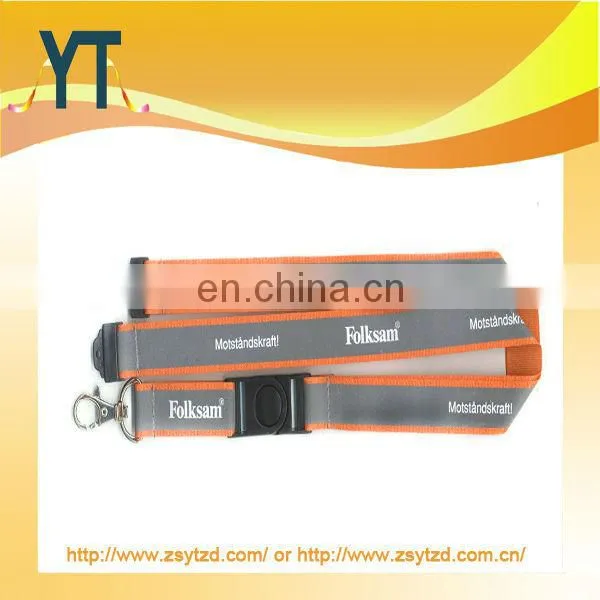 Silicone print lanyards in blue