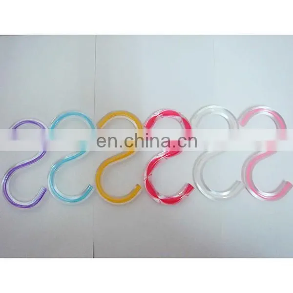 new colorful acrylic bulk small s hooks