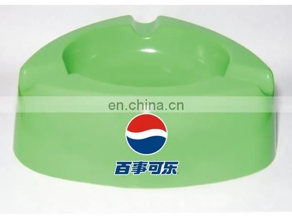 Pumpkim shape white color pocket plastic ashtray,car ashtray passed REACH