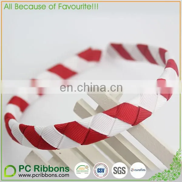 Grosgrain ribbons covered headbands
