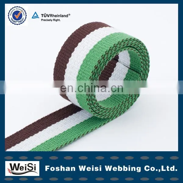 Foshan Factory Weisi Fashion Cotton Elastic Webbing For Belt