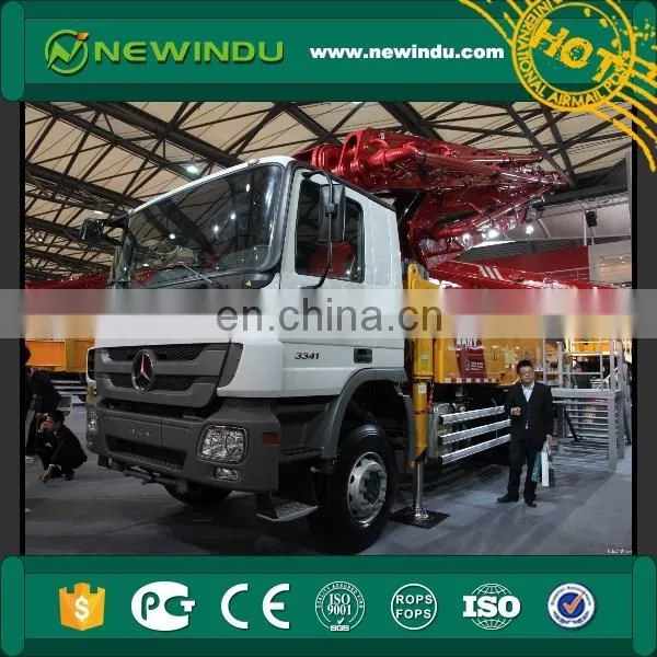Zoomlion 43m mini Concrete mixer Truck Mounted with Hydraulic Pumps