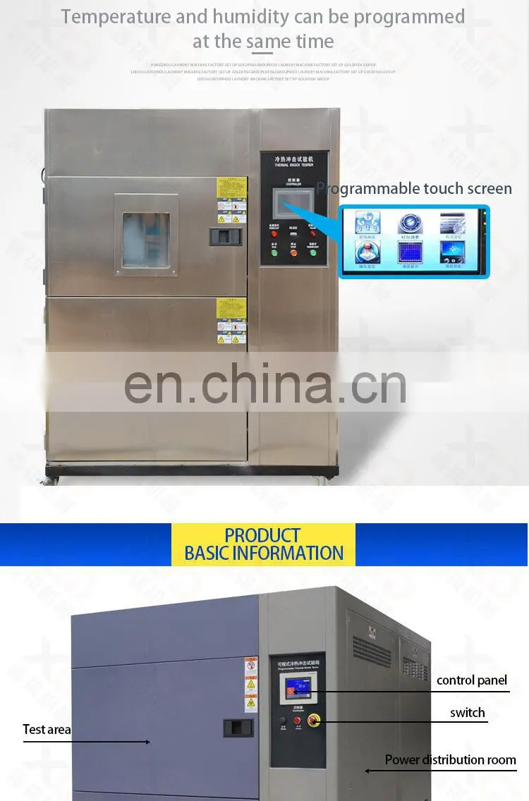 Testing Equipment Mobile Laboratory Machine Hot And Cold Control Impact Testing Equipment Thermal Shock Test Chamber