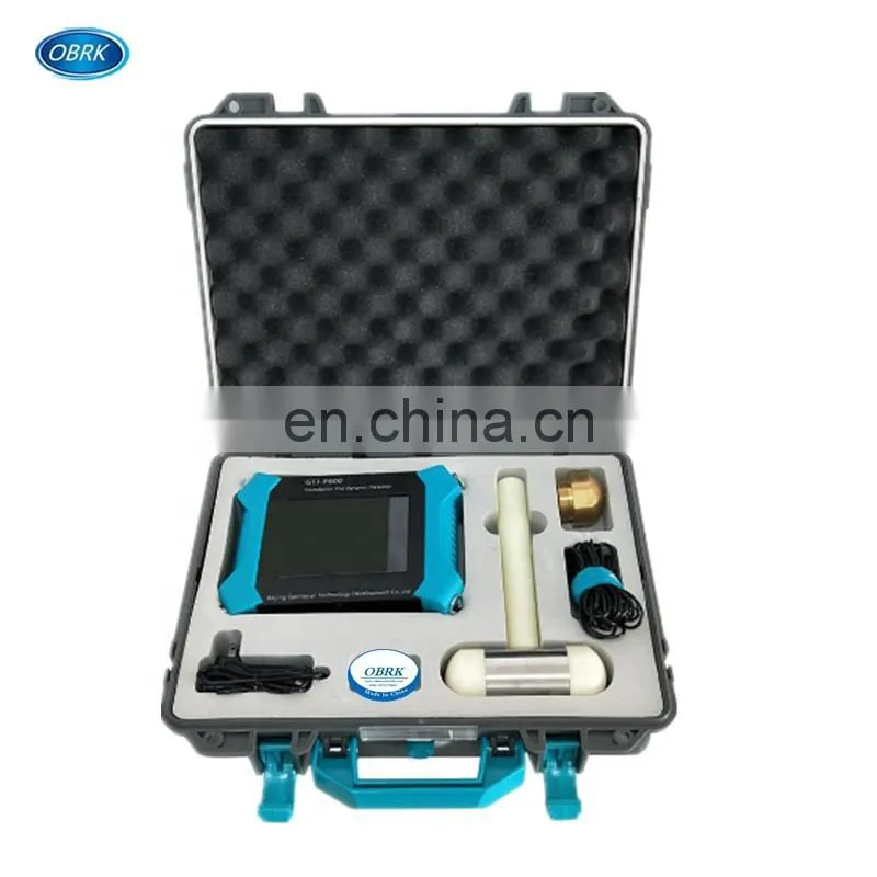 Concrete and rock mass automatic pile measuring instrument PIT Pile Integrity Testing