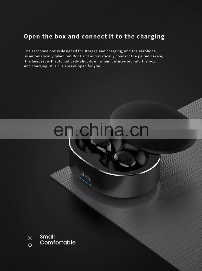 2021 hotsale Double calling True wireless stereo Mini earphones high quality noise cancelling sport headphone with logo