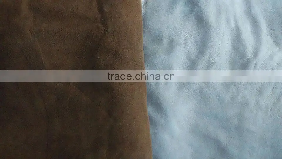 2015 hot sale black sheepskin double face lining