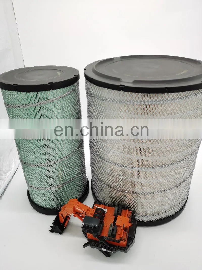 hot selling excavator parts air filter 106-3969+106-3973 AF25262+AF25263 for E345D,E349D