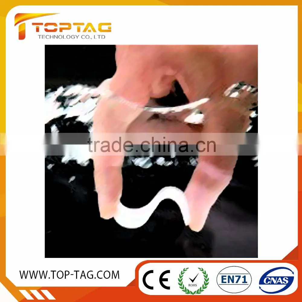 Waterproof silicone industrial UHF rfid laundry tag with Alien H3 chip