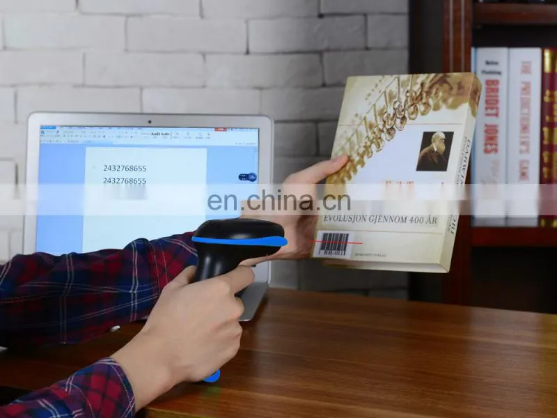 Barcode Scanner 1D with stand Wireless Full-Automatic Induction Laser Machine